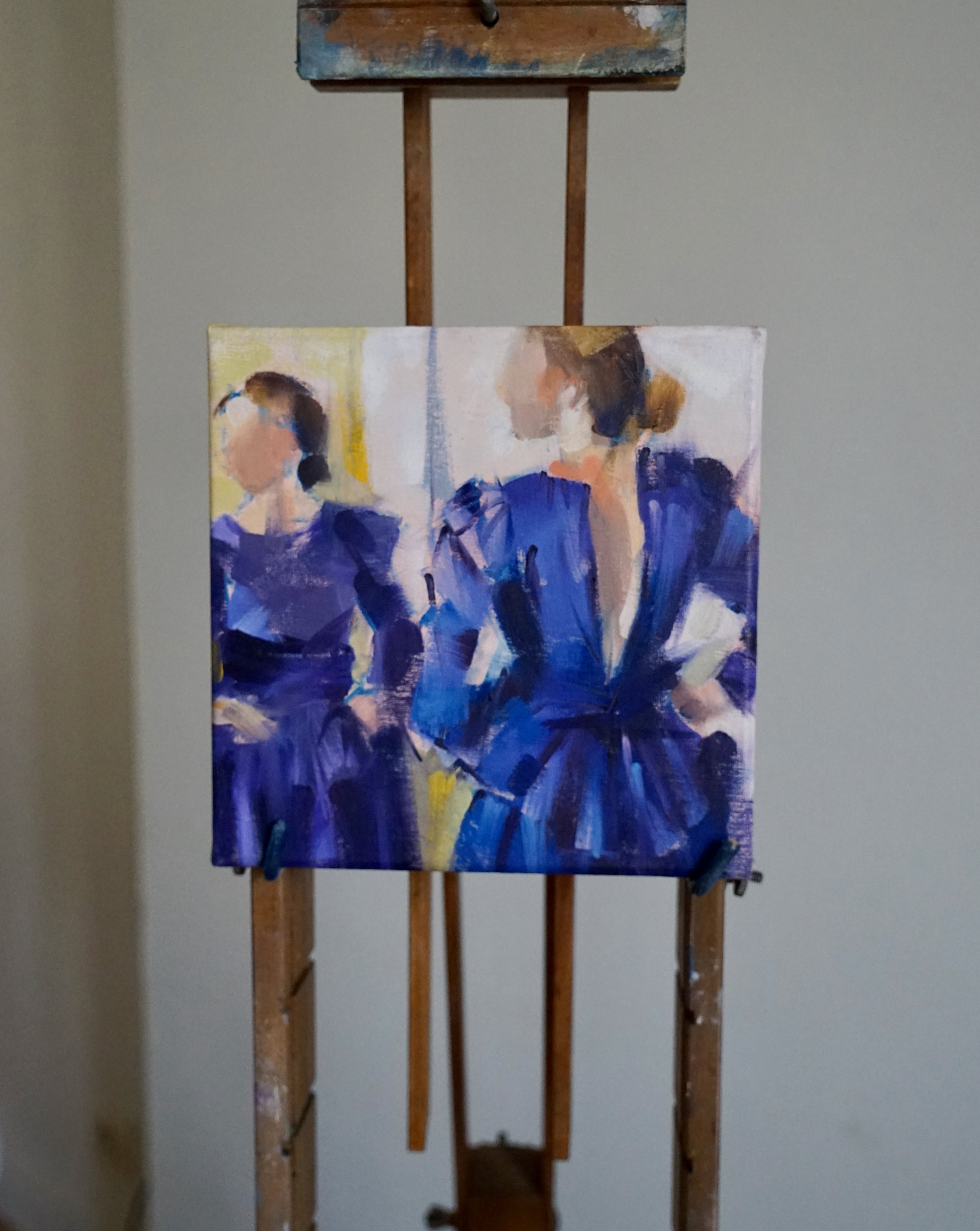 Blue reflexion Painting - SOLD